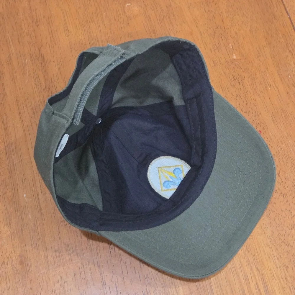 Boy Scouts of America Webelos Uniform Cap Kids SM/MD Olive Green Plaid